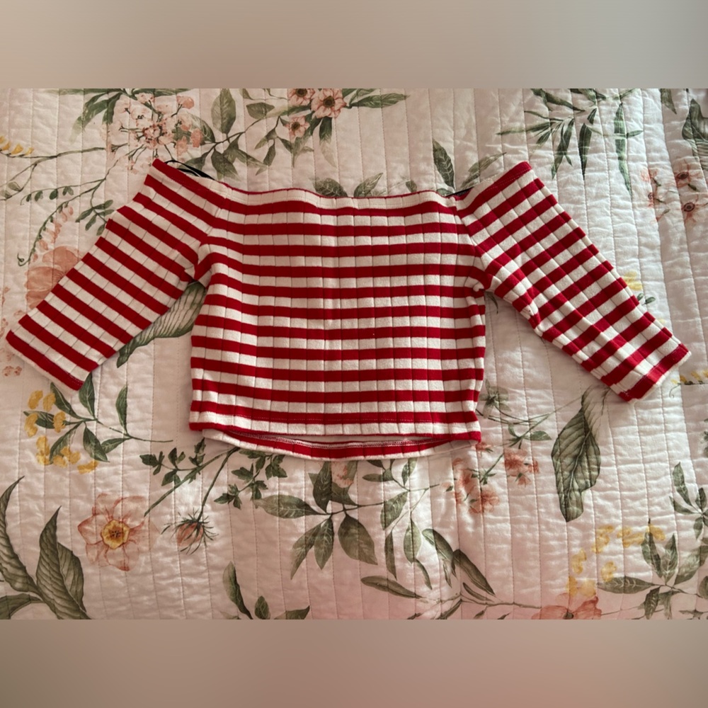 Striped Crop Top